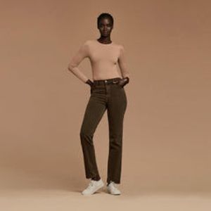 NUUDS Crew Neck Body Suit Size XL Color Cinnamon